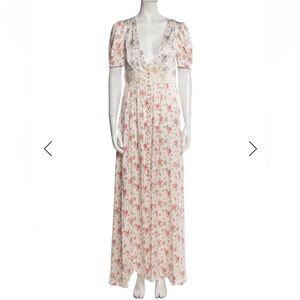 Loveshackfancy floral silk maxi dress